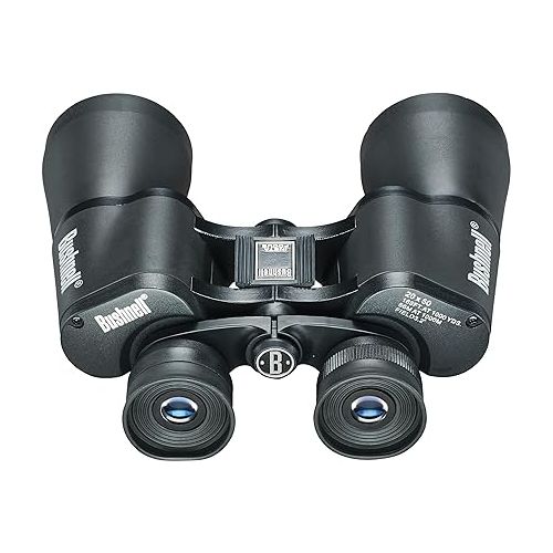 부쉬넬 Bushnell Pacifica 20x 50mm Super High-Powered Porro Prism Binoculars, Black