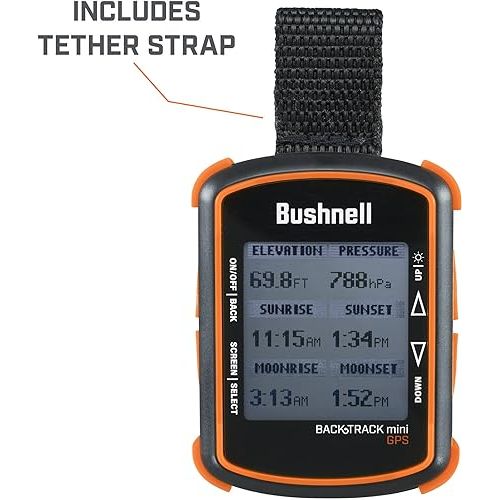 부쉬넬 Bushnell BackTrack Mini GPS Navigation, Portable Waterproof GPS for Hiking Hunting and Backpacking