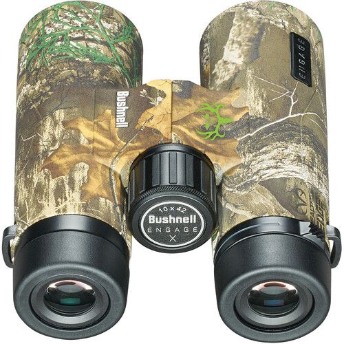 부쉬넬 Bushnell 10x42 Bone Collector Edition?Engage X Binoculars (RealTree Edge Camo)