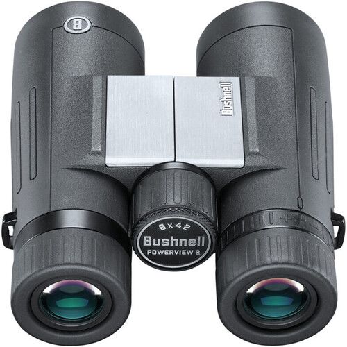 부쉬넬 Bushnell 8x42 PowerView 2 Compact Binoculars (Black)