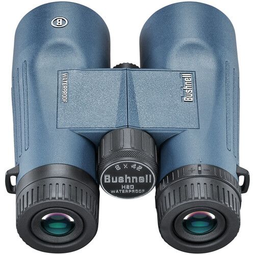 부쉬넬 Bushnell 8x42 H2O Roof Prism Binoculars (Dark Blue)