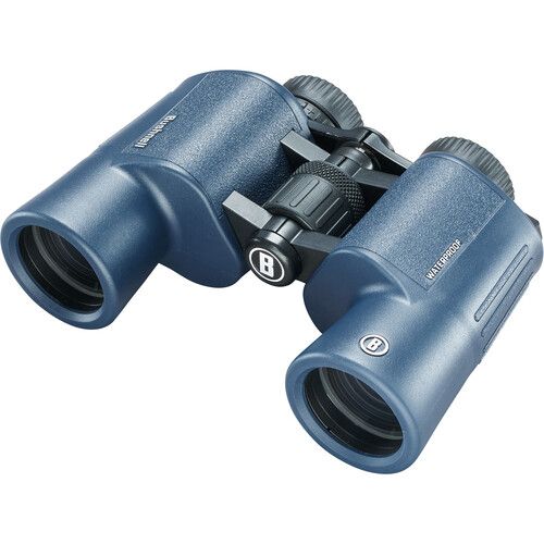 부쉬넬 Bushnell 12x42 H2O Porro Prism Binoculars (Dark Blue)