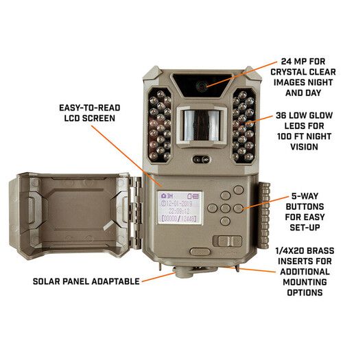 부쉬넬 Bushnell Prime Low-Glow Trail Camera Kit (Gray)