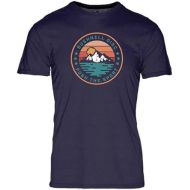 Bushnell Disc Golf Graphic T-Shirt, Push The Sport, Mountain Range, Navy