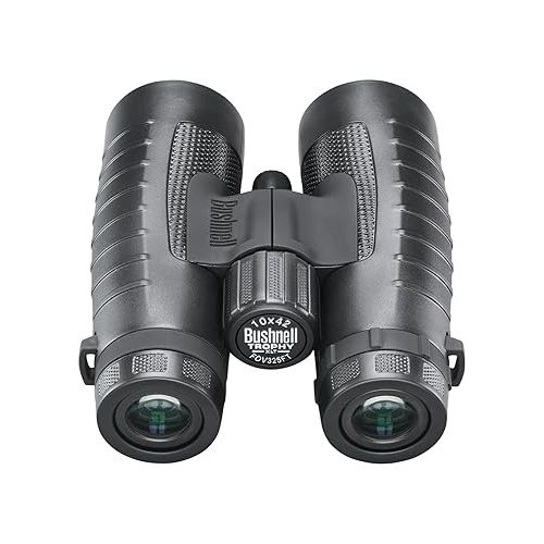 부쉬넬 Bushnell 10x42mm Trophy XLT: Versatile Waterproof Binoculars for Adults, Cruise Ship, Tactical, and Bird Watching Essentials with 6.2 Angle of View, Black