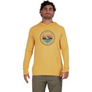 Bushnell Disc Golf Graphic Hoodie, Push The Sport, Medium, Mountain Range Design, Orange