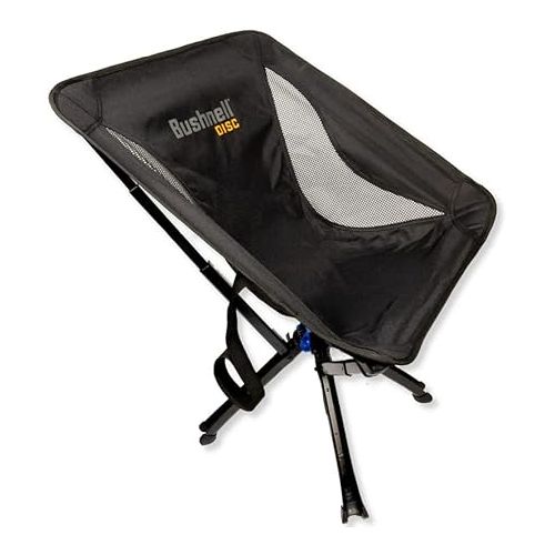 부쉬넬 Bushnell Disc Golf Spectator Chair with Carrying Strap and Bag, Black