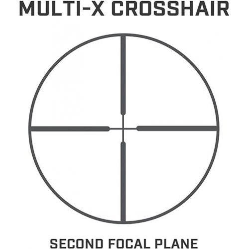 부쉬넬 Bushnell Banner 6-18x50 Matte Black Multi-X Reticle Riflescope with Scope Rings
