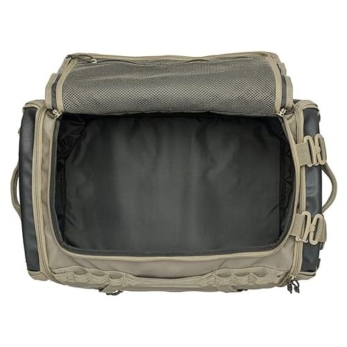 부쉬넬 Bushnell Duffel Bag | 40L Convertible Duffel and Backpack, Water-Resistant Coating, Fully Adjustable, Multiple Loop Attachments, Great for the Gym, Overnight, Emergency Prep, Go Bag