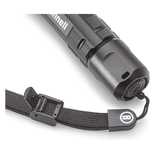 부쉬넬 Bushnell Tactical Flashlight, 700 Lumens, Compact LED Construction, Uses Included CR123 Batteries or Rechargeable Battery| Police, Military, Hunting, Security