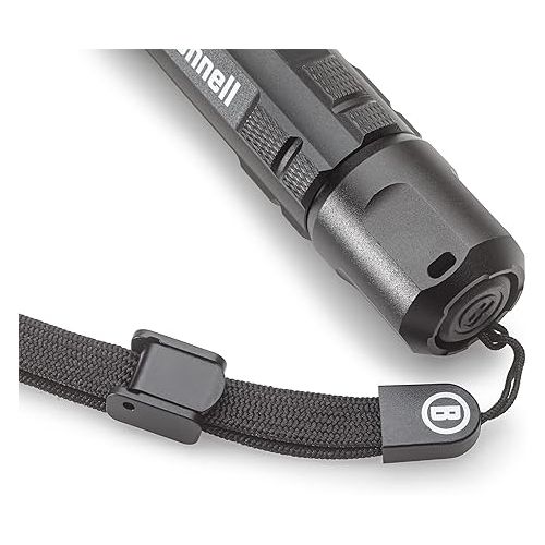 부쉬넬 Bushnell Tactical Flashlight, 700 Lumens, Compact LED Construction, Uses Included CR123 Batteries or Rechargeable Battery| Police, Military, Hunting, Security