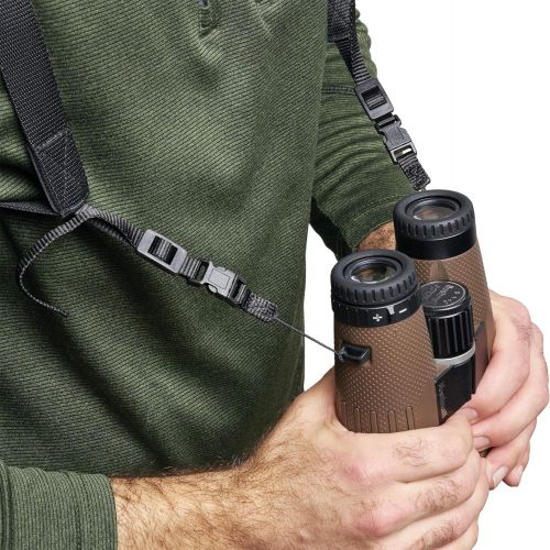 부쉬넬 Bushnell Binoculars Harness, Fits Most Models_BASFHARN, Black, One Size