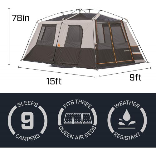 부쉬넬 Bushnell Shield Series 6 Person / 9 Person / 12 Person Instant Cabin Tent