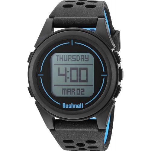 부쉬넬 Bushnell 368850 Neo Ion 2 Golf GPS Watch, Large, Black/Blue