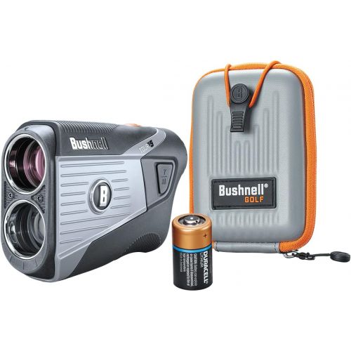 부쉬넬 Bushnell Tour V5 Golf Laser Rangefinder Pinseeker Visual JOLT BITE Magnetic Mount Next Level Clarity and Brightness Non-Slope Model 201901