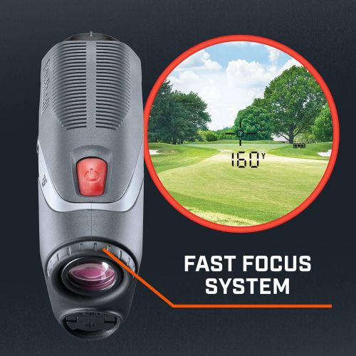 부쉬넬 Bushnell Tour V5 Golf Laser Rangefinder Pinseeker Visual JOLT BITE Magnetic Mount Next Level Clarity and Brightness Non-Slope Model 201901