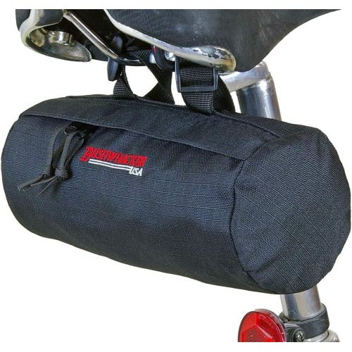  Bushwhacker Waco Black - Bicycle Handlebar & Seat Bag Cycling Pack Bike Cylinder Saddle Bag Frame Rear Front Accessories Snowmobile
