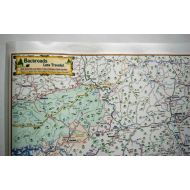 Butler North Carolina and Part of NE Tennessee Map - Laminated- Covering Waterfalls and National Forests and Much More - Backroads Less Traveled Map