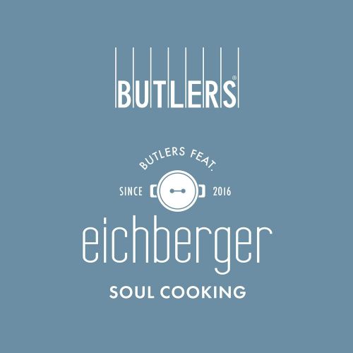  BUTLERS SOUL COOKING Edelstahltopf Ø 24 cm - Praktischer Kochtopf aus Edelstahl - zum Kochen, Schmoren und Garen