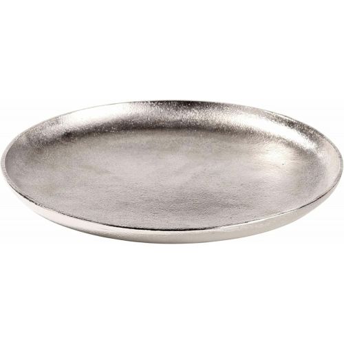  Butlers Banquet Vintage Decorative Plate Diameter 35 cm  Serving Plate in Retro Look Made of Aluminium Silver Nickel-Plated  Candle Plate