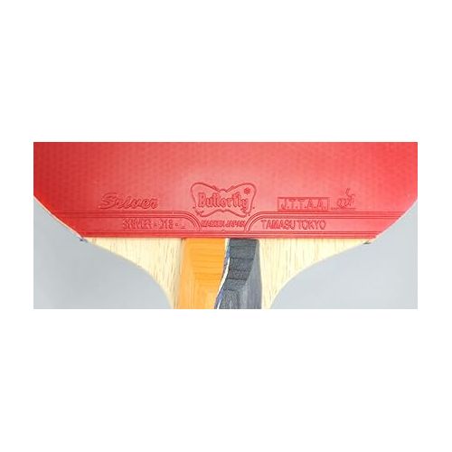 버터플라이 Butterfly Nakama Ping Pong Paddle - Recommended for Beginner & Intermediate Level Players - Includes Two Free 40+ Balls - International Table Tennis Federation Approved