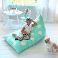 [아마존베스트]Butterfly Craze Bean Bag Chair Cover & Stuffed Animal Storage Bag - Toy Organizer & Floor Lounger in One with Extra Large Capacity & Premium Cotton Canvas (Stuffing not Included)