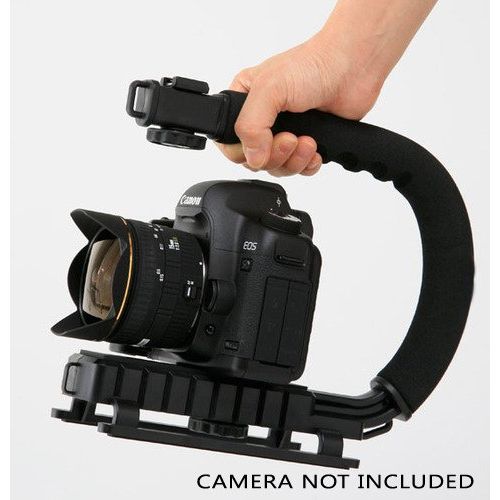 버터플라이 ButterflyPhoto Deluxe LED Video Light + Video Stabilizer Kit For Canon EOS-1D X Digital SLR Camera Includes Deluxe Video Bracket Action Stabilizing Handle + Deluxe LED Video Light Kit with Suppor