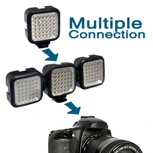 버터플라이 ButterflyPhoto Deluxe LED Video Light + Video Stabilizer Kit For Canon EOS-1D X Digital SLR Camera Includes Deluxe Video Bracket Action Stabilizing Handle + Deluxe LED Video Light Kit with Suppor