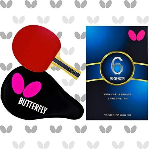 버터플라이 Butterfly 603 Table Tennis Racket Set - 1 Ping Pong Paddle  1 Ping Pong Paddle Case - Gift Box - ITTF Approved  Great Speed Spin