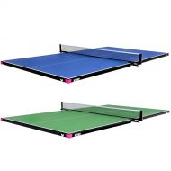 Butterfly Conversion Table Tennis Top Pool Table  Choose Blue Green Color - 3 Year Warranty Pool Table Ping Pong Top - Free Net Set  Padded Protection Conversion Top  Thick Ping