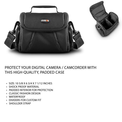 버터플라이 ButterflyPhoto Essential Accessories Bundle Kit For Canon PowerShot SX170 IS, SX520 HS, SX530HS SX530 HS, SX540 HS Digital Camera Includes Replacement (1200maH) NB-6L Battery + Charger + Case + 5