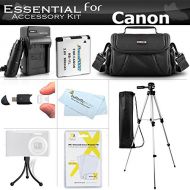 ButterflyPhoto Essential Accessories Kit For Canon Powershot SX400 IS, SX410 IS, SX420 IS Digital Camera Includes Replacement (900maH) NB-11L Battery + ACDC Charger + Case + 50 Tripod + Screen P