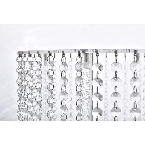  Butterflyevent Acrylic Crystal Transparent Cake Stand Chandelier cake stands cascading style(Dia 16)