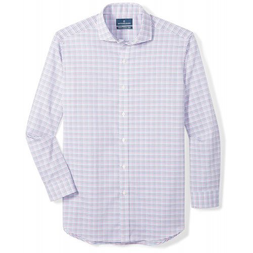  Buttoned+Down Amazon Brand - BUTTONED DOWN Mens Tailored Fit Check Dress Shirt, Supima Cotton Non-Iron