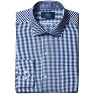 Amazon Brand - BUTTONED DOWN Mens Classic Fit Gingham Dress Shirt, Supima Cotton Non-Iron