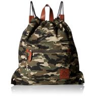 Buxton Mens Expedition Ii Huntington Canvas Drawstring Backpack