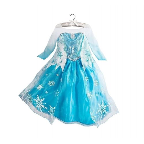  Buy Home Frozen Queen Elsa Snow Snowflake Dress Girls Costume Cosplay