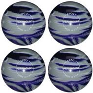 EPCO Candlepin Bowling Ball- Marbleized - Purple, Grey & White - 4 Balls