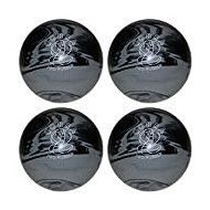 BuyBocceBalls EPCO Candlepin Bowling Ball- Cobra Pro Rubber, Grey & Black - 4 Balls