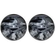BuyBocceBalls EPCO Duckpin Bowling Ball- Marbleized - Black, White & Grey - 2 Balls