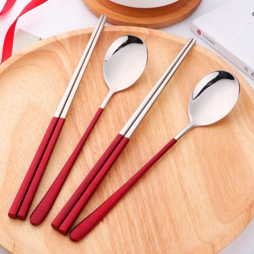  Buyer Star 4 sets of chopsticks and spoon set for 4 people