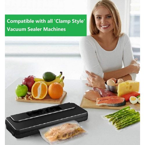  buytoes 3 Pack 11x16 Vacuum Sealer Bags, Vacuum Sealer Rolls for Food Saver, Seal a Meal, BPA Free, Sous Vide, Great for Vac Storage