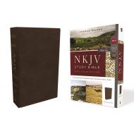 By{'isAjaxComplete_B01M3XBQKY':'0','isAjaxInProgress_B01M3XBQKY':'0'}Thomas Nelson (Author)  Visit NKJV Study Bible, Premium Calfskin Leather, Brown, Full-Color, Comfort Print: The Complete Resource for Studying God’s Word