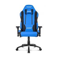 By AKRacing AKRacing Core Series EX Gaming Chair with High Backrest, Recliner, Swivel, Tilt, Rocker & Seat Height Adjustment Mechanisms, 5/10 Warranty - Blue/Black