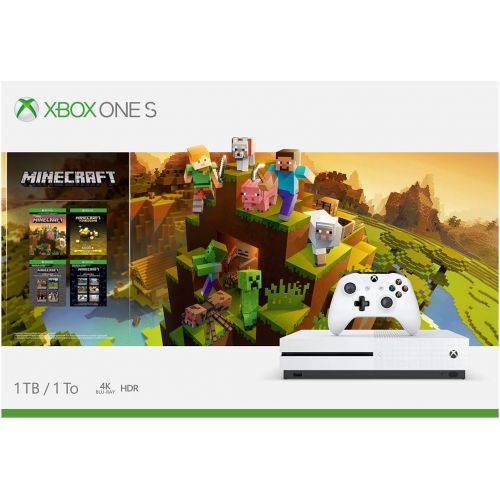  By Microsoft Xbox One S 1TB Console - Minecraft Creators Bundle (Discontinued)