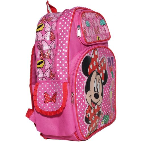  By Ruz Disney Minnie Mouse Backpack Bag, Pink