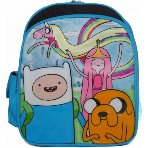  By Ruz Ruz Adventure Time Jake, Finn and Princess Bubblegum Small Backpack Bag