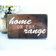 By Unbranded Western Wall Quote Rustic Wood Sign, Home on the Range Wall Hanging Home Decor Rustic Decor