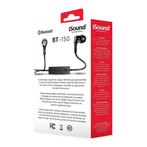  By-Isound Wireless Headset with Mic Stereo Earphone Headset Wireless Microphone One Size