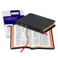 ByBaker Publishing Group NKJV Pitt Minion Reference Bible, Black Goatskin Leather, Red-letter Text, NK446:XR